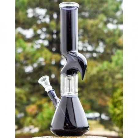 Smoke Rhinoceros 12" Inline Dome Perc Zong Bong New