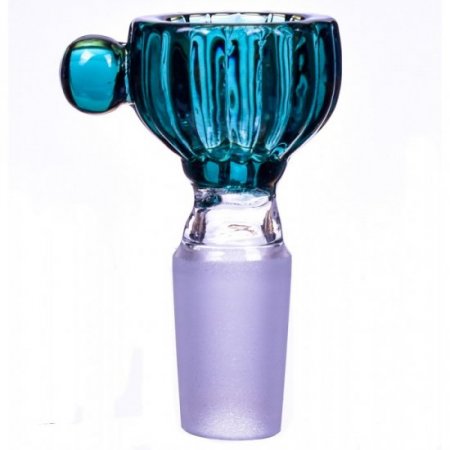 14MM Smoking Accessories 14MM Male Bowl/Slide Teal New