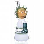 Rick And Morty Built In Bubbler oil Rig Bong Drastic Loww Price $ 39.99 New