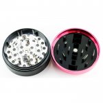 Mighty Morphin Pink Ranger - Chromium Crusher - Convex Cap Dual Four-Part Grinder - 62MM - Pink New