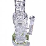 Emerald Bong Lookah Premium Series Bong 20" Sprinkler Perc With Triple Barrel Connected With Single Dome New