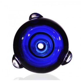 14mm Dry Male Bowl With Dry Herb-Blue New