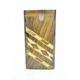 Fancy Wooden Dugout One Hitter Box Includes Cig Pipe Fancy design New