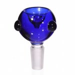 14mm Dry Male Bowl With Dry Herb-Blue New