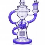 The Beast 11" 3-Arm Faberge Recycler Bong Purple New