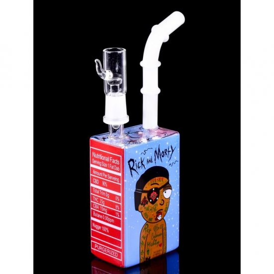 The Pirate 8\" Rick & Morty Juice Box Dab Rig New