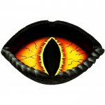 Dragon Eye Polyresin Ashtray New