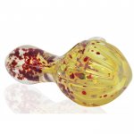 Golden Dream - 5 Golden Spoon Hand Pipe - Fumed Color Changer New