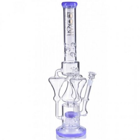 The Nordic Artifact Lookah Premium Series 21" Triple Tornado Chamber with Electric Sprinkler Perc Fresh Purple New