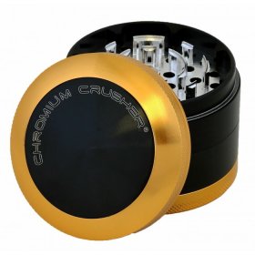 Sawblade Chromium Crusher Convex Cap Dual Four-Part Grinder 62mm Gold New