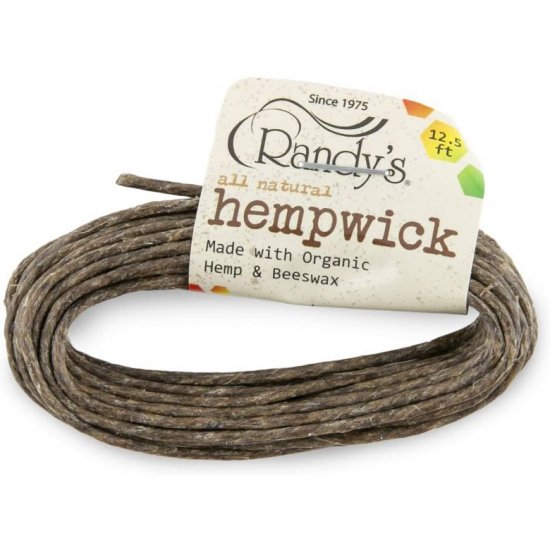 Randy\'s All Natural Hemp Wick 12.5ft 3 Pack New