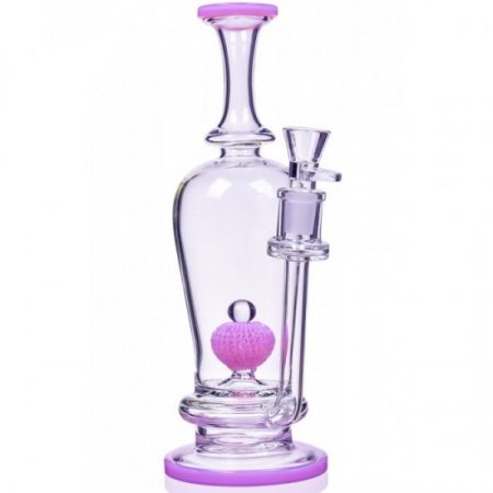 The Royal Vase 11" Specialty Percolator Cylinder Base Bong Pink New