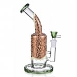 Smoke Hive Glow In The Dark HoneyComb Glass Bong Oil Rig Bong Pink Color Only ! New