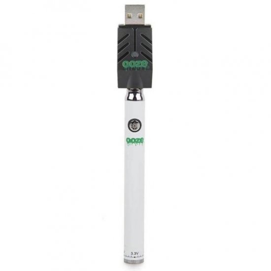 OOZE TWIST SLIM 320mAh Adjustable Voltage BATTERY White New