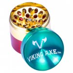 The Iron-man Viking Axe Four Part Concave Grinder 40mm Rasta New