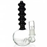 The Portable Lava Tube Mini Oil Dab Rig with Oil Dome and Nail Black New