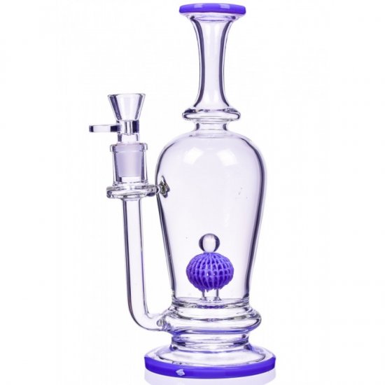 The Royal Vase 11\" Specialty Percolator Cylinder Base Bong Purple New