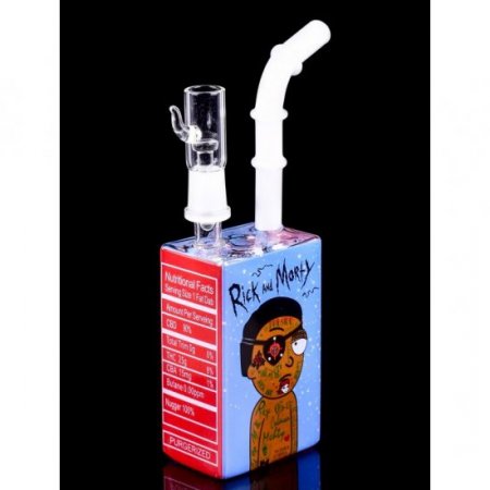 The Pirate 8" Rick & Morty Juice Box Dab Rig New