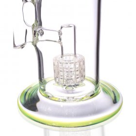 16" Inline Circ Perc to Stereo Domed ShowerHead Green New