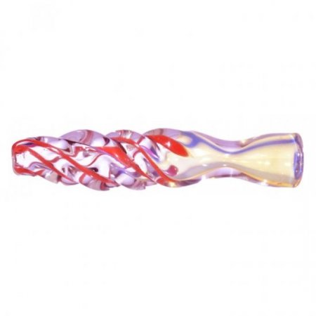 3" Twisted Body Chillum - Red New