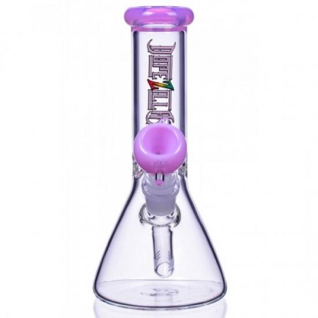 Lil Zilla 7" Thick Beaker Base Bong Milky Pink New