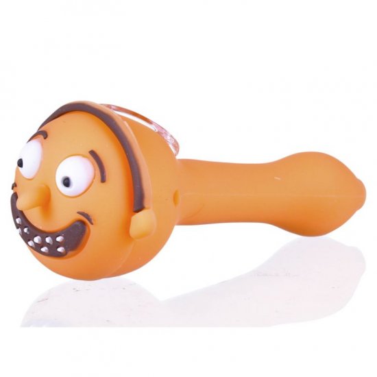 5\" Morty Silicone Hand Pipe With Removable Bowl Inspired By Rick And Morty New