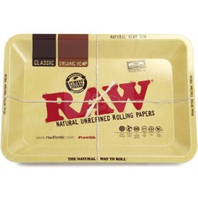 Raw Classic Metal Rolling Tray Mini New