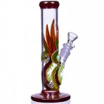 The Smoke Devil 9" Cylinder Glow in The Dark Bong New