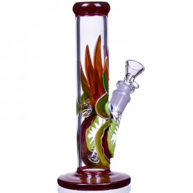 The Smoke Devil 9" Cylinder Glow in The Dark Bong New
