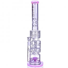 Neptune Trophy Lookah 20" Sprinkler Perc To Honeycomb Barrel Perc Pink New