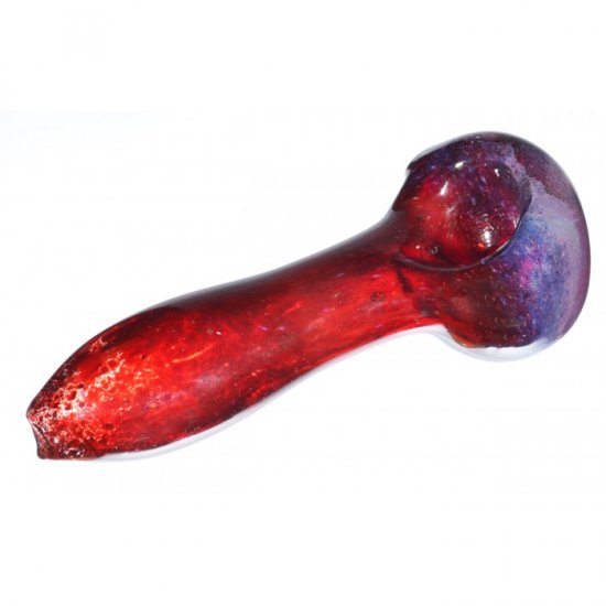 3\" Marble Swirled spoon Glass Hand Pipe - Purple New