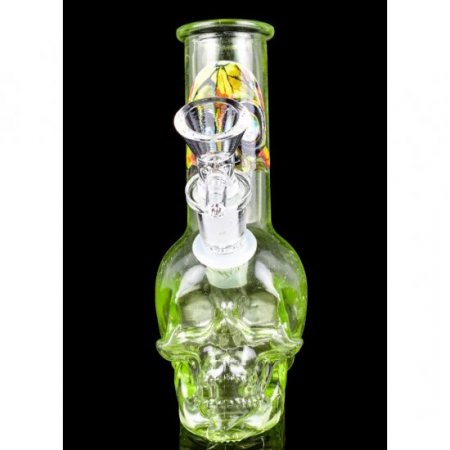 Night King Frosted Skull Heavy Bong New