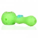 Stratus - 4" Silicone Glow in The Dark Hand Pipe With Honey Comb Design New