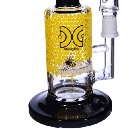 The Killer Comb 10 " Honeycomb Dab Rig with Percolator And 14mm Matching Bowl New