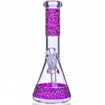 Glowing Smoke 11" Glow In The Dark Beaker Bong Pink New