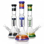 Booster Gold 12" Bong With 8-arm Tree Perc New