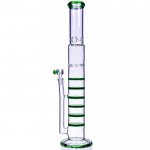 20" Tower With Six Honeycomb and a Turbine Bong Water Pipe Green New