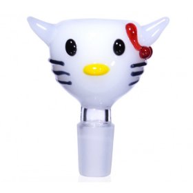 Cute Kitty Male Dry Herb Bowl 14mm New