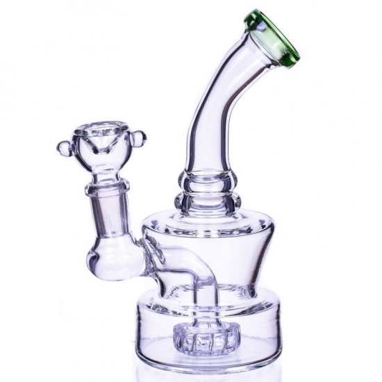 Osaka Smoker - Tilted Neck Showerhead Perc Bong New