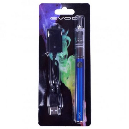 EVOD MT3 1100MAH BATTERY PACK BLUE with CHROME FINISH New