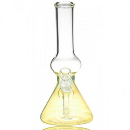 10.5" 24KT Gold Color Changing Bong - Beaker Bottom Bong New