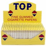 Top Fine Gummed Cigarette Rolling Papers 24 Booklet Pack New