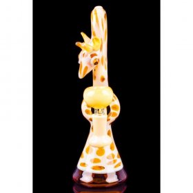 9" Giraffe Bong Glass Bubbler New