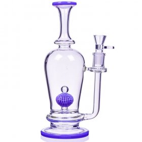 The Royal Vase 11" Specialty Percolator Cylinder Base Bong Purple New