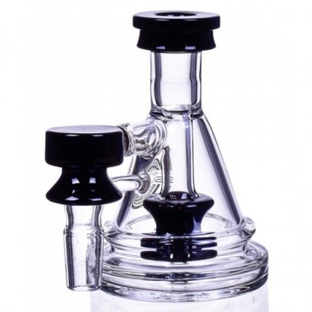 Ash Catcher Mini Bubbler Showerhead Ash Catcher 14M/14F 90 Degree Black New