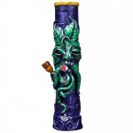 Smokin' Leaf 12" Hand Crafted Wooden Bong New