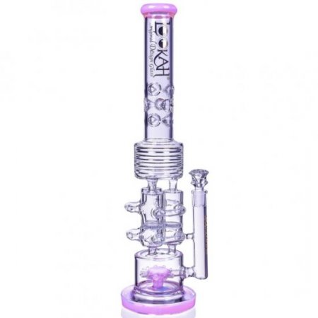 Neptune Trophy Lookah 20" Sprinkler Perc To Honeycomb Barrel Perc Pink New