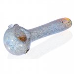 The Wolf Spider - 3 Blue Fumed Glass Spoon Hand Pipe Glass Bowl New