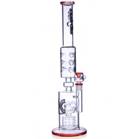 21" Donut Perc into Swiss Showerhead Perc Glass Bong One week only !! New