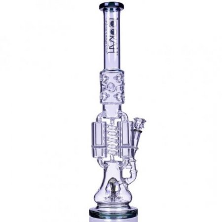 Strange Smoke Lookah 20" Sprinkler Perc And Quad Honeycomb Bong BLUE COLOR!!! New